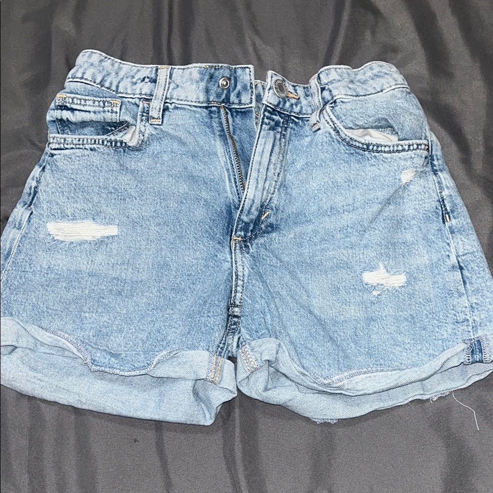 Denim Distressed Girl’s Shorts